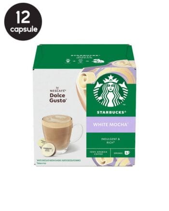 12 (6+6) Capsule Starbucks White Mocha - Compatibile Dolce Gusto 12 (6+6) Capsule Starbucks White Mocha - Compatibile Dolce Gusto