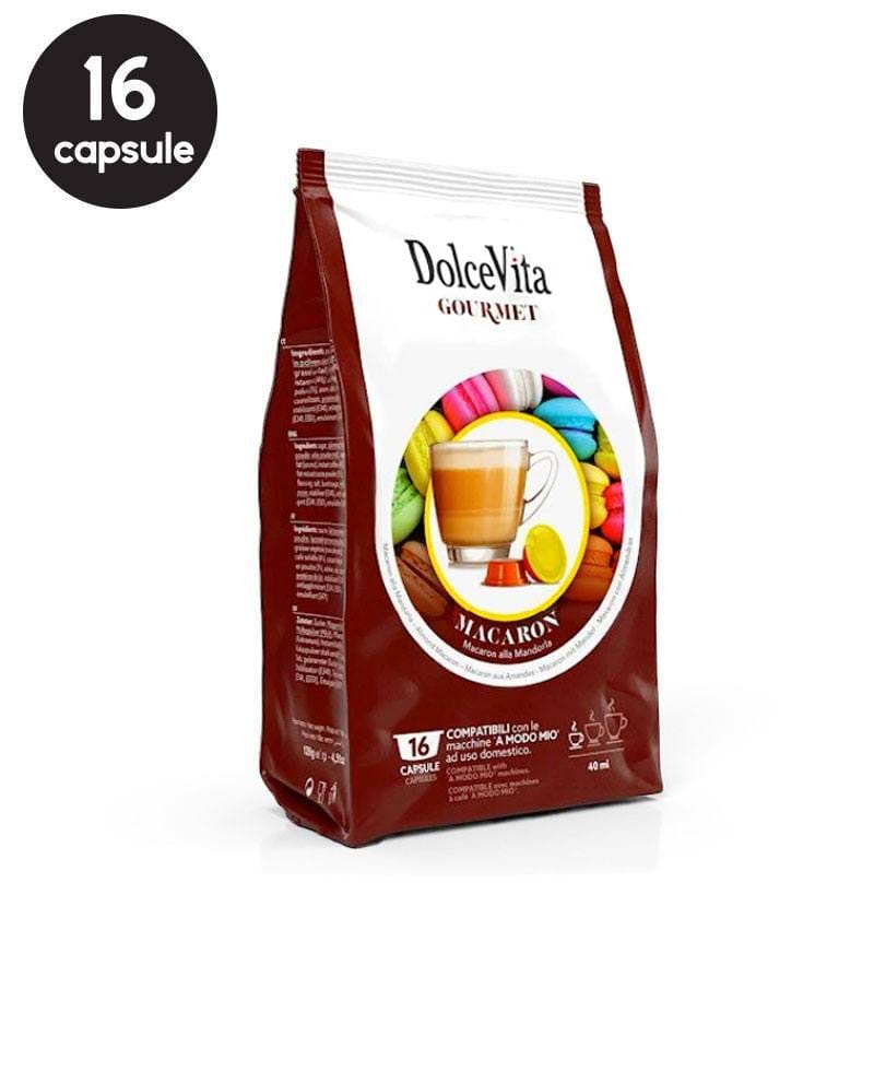 16 Capsule DolceVita Macaron - Compatibile A Modo Mio 16 Capsule DolceVita Macaron - Compatibile A Modo Mio