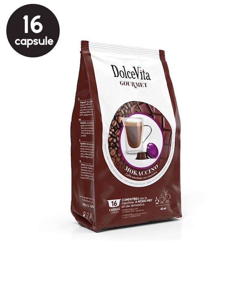 16 Capsule DolceVita Mokaccino - Compatibile A Modo Mio 16 Capsule DolceVita Mokaccino - Compatibile A Modo Mio