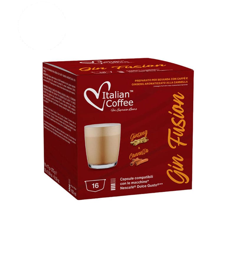 16 Capsule Italian Coffee Ginseng si Scortisoara - Compatibile Dolce Gusto 16 Capsule Italian Coffee Ginseng si Scortisoara - Compatibile Dolce Gusto