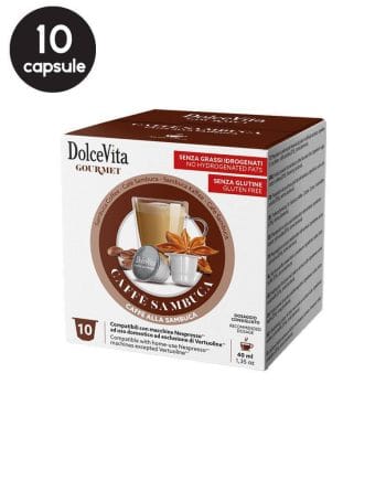 10 Capsule DolceVita Sambuca - Compatibile Nespresso 10 Capsule DolceVita Sambuca - Compatibile Nespresso