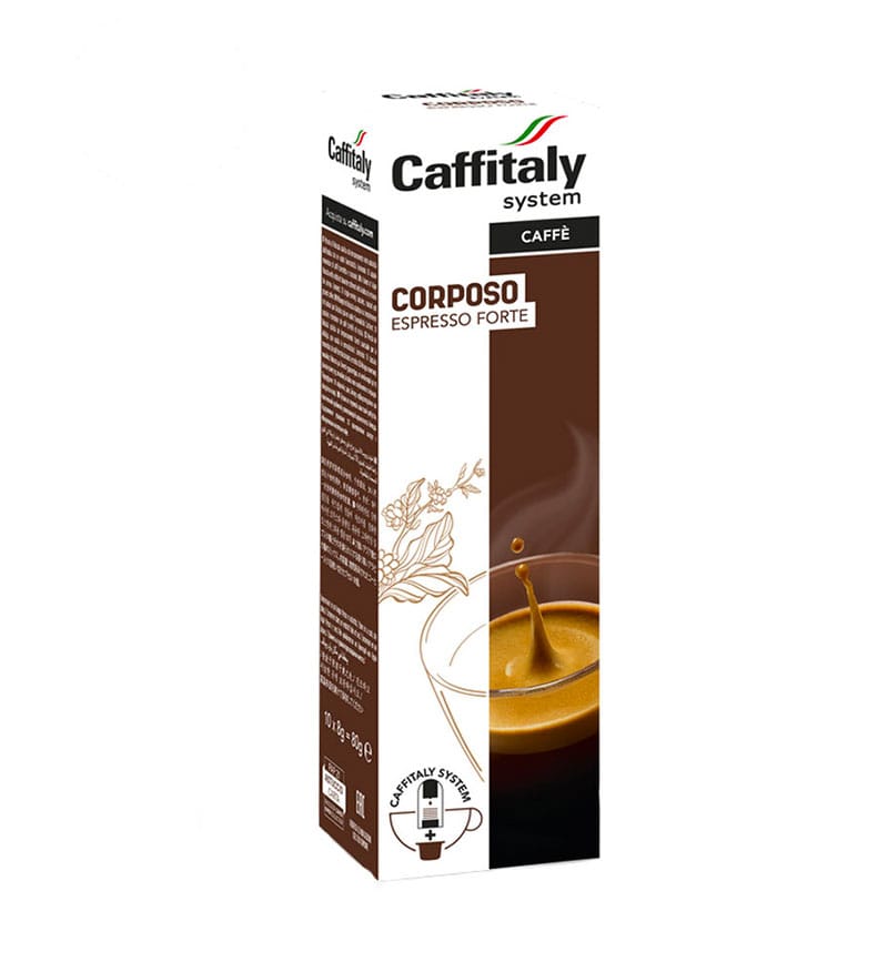 10 Capsule Caffitaly Corposo - Compatibile Cafissimo / Caffitaly / BeanZ 10 Capsule Caffitaly Corposo - Compatibile Cafissimo / Caffitaly / BeanZ