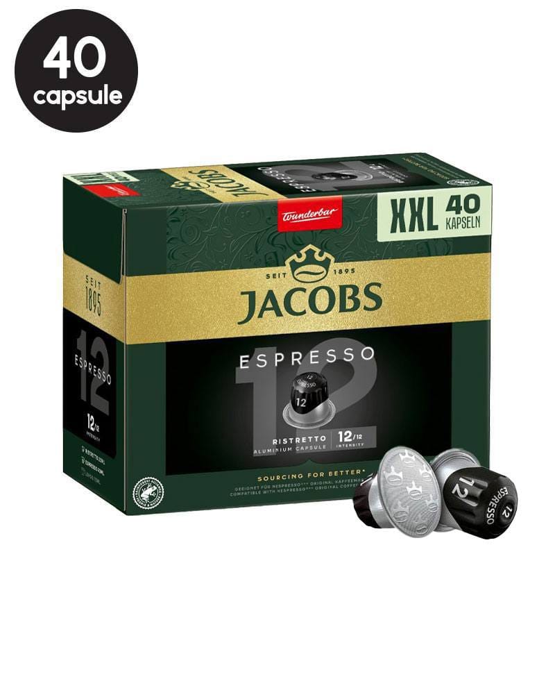 40 Capsule Jacobs Espresso Ristretto - Compatibile Nespresso 40 Capsule Jacobs Espresso Ristretto - Compatibile Nespresso