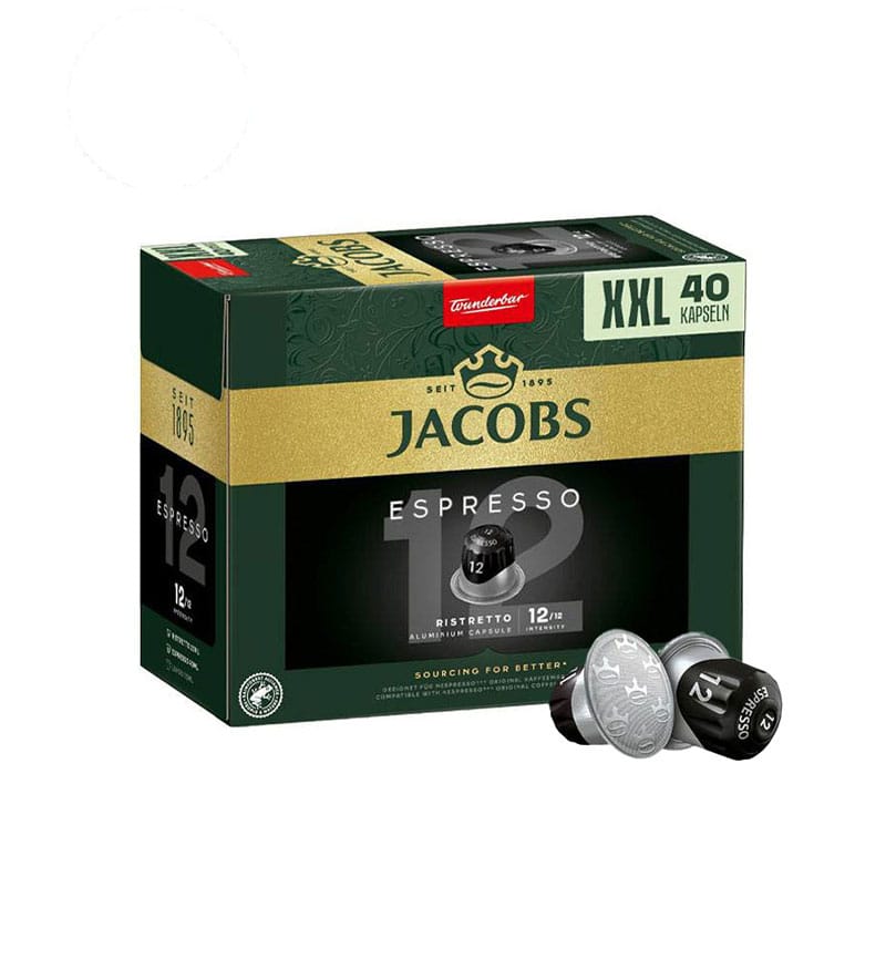 40 Capsule Jacobs Espresso Ristretto - Compatibile Nespresso 40 Capsule Jacobs Espresso Ristretto - Compatibile Nespresso