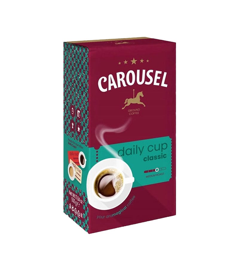 Cafea Macinata Carousel Daily Cup Classic 500gr. Cafea Macinata Carousel Daily Cup Classic 500gr.