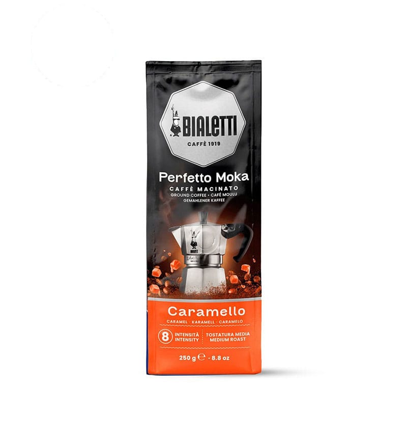Cafea Macinata Bialetti Perfetto Moka Caramello 250gr Cafea Macinata Bialetti Perfetto Moka Caramello 250gr