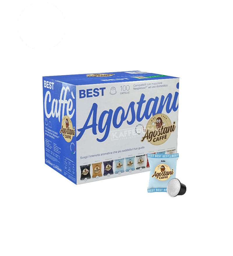 100 Capsule Agostani Aida – Compatibile Nespresso 100 Capsule Agostani Aida – Compatibile Nespresso