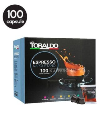 100 Capsule Caffe Toraldo Miscela Cremosa - Compatibile Lavazza Blue