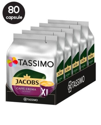 80 Capsule Tassimo Jacobs Cafe Crema Intenso XL
