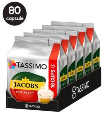 80 Capsule Tassimo Jacobs Cafe au Lait