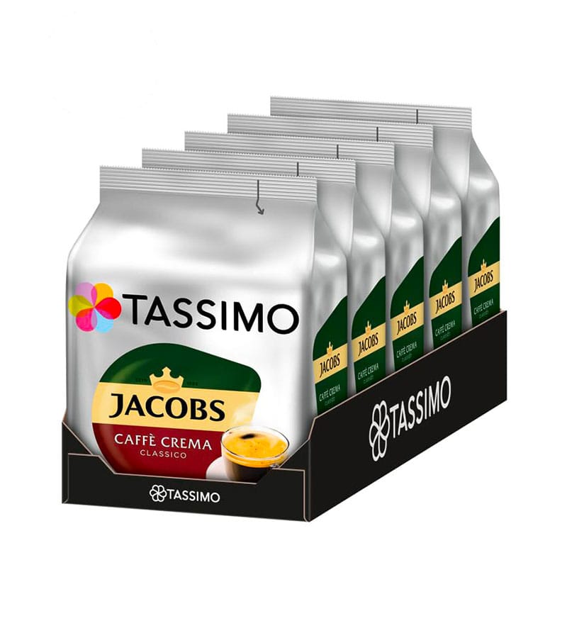 80 Capsule Tassimo Jacobs Caffe Crema Classico 80 Capsule Tassimo Jacobs Caffe Crema Classico