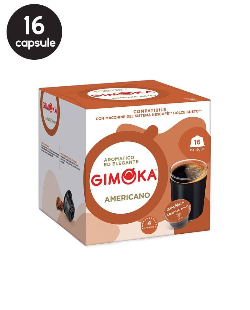 16 Capsule Gimoka Espresso Americano – Compatibile Dolce Gusto 16 Capsule Gimoka Espresso Americano – Compatibile Dolce Gusto