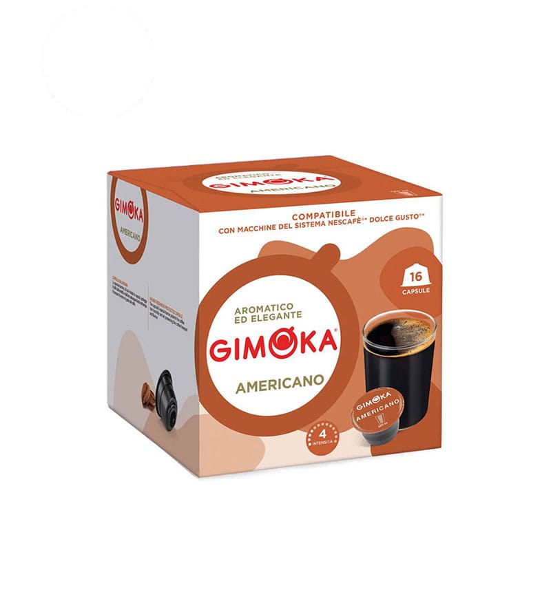 16 Capsule Gimoka Espresso Americano – Compatibile Dolce Gusto 16 Capsule Gimoka Espresso Americano – Compatibile Dolce Gusto