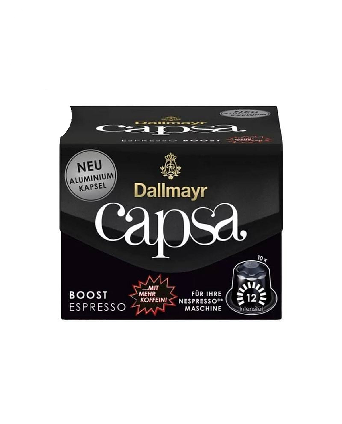 10 Capsule Aluminiu Dallmayr Capsa Espresso Boost – Compatibile Nespresso 10 Capsule Aluminiu Dallmayr Capsa Espresso Boost – Compatibile Nespresso