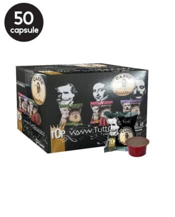 50 Capsule Agostani Top Verdi-Compatibile Lavazza Blue