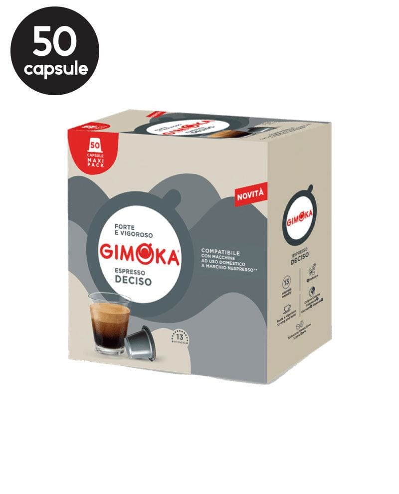 50 Capsule Gimoka Espresso Deciso - Compatibile Nespresso 50 Capsule Gimoka Espresso Deciso - Compatibile Nespresso