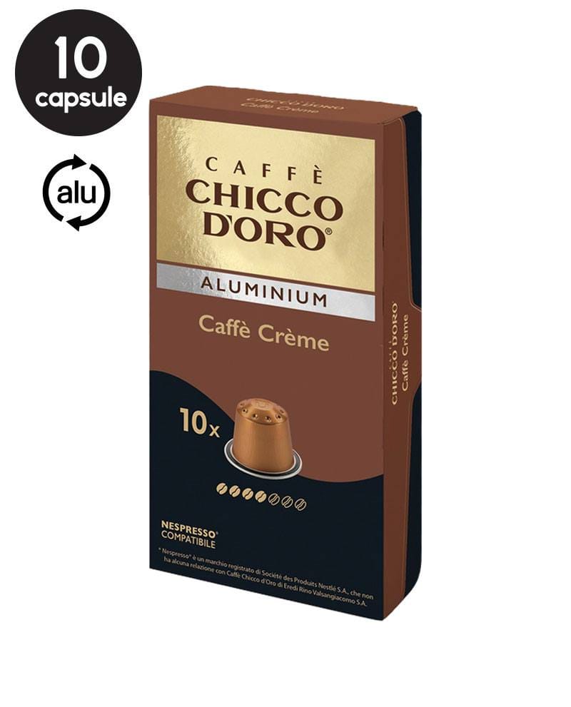 10 Capsule Aluminiu Chicco D'oro Caffe Creme - Compatibile Nespresso 10 Capsule Aluminiu Chicco D'oro Caffe Creme - Compatibile Nespresso