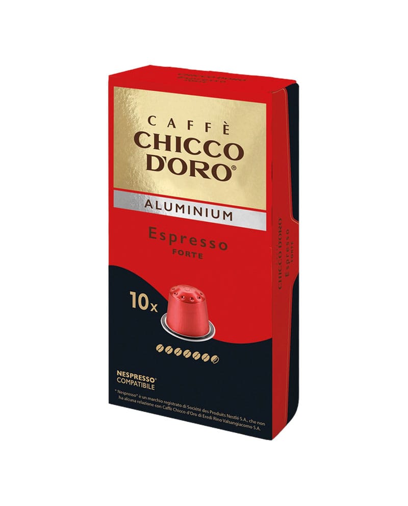 10 Capsule Aluminiu Chicco D'oro Espresso Forte - Compatibile Nespresso 10 Capsule Aluminiu Chicco D'oro Espresso Forte - Compatibile Nespresso