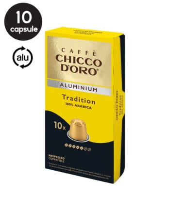 10 Capsule Aluminiu Chicco D'oro Tradition - Compatibile Nespresso 10 Capsule Aluminiu Chicco D'oro Tradition - Compatibile Nespresso