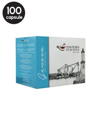 100 Capsule Tosteria Italiana Genova Dek - Compatibile A Modo Mio 100 Capsule Tosteria Italiana Genova Dek - Compatibile A Modo Mio