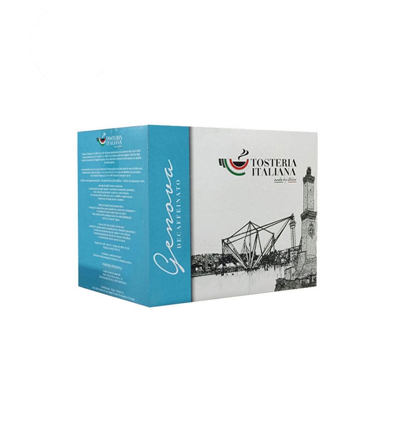 100 Capsule Tosteria Italiana Genova Dek - Compatibile A Modo Mio 100 Capsule Tosteria Italiana Genova Dek - Compatibile A Modo Mio