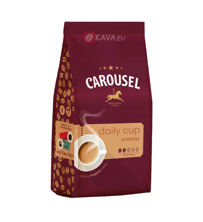 Cafea Boabe Carousel Daily Cup Crema 500gr Cafea Boabe Carousel Daily Cup Crema 500gr