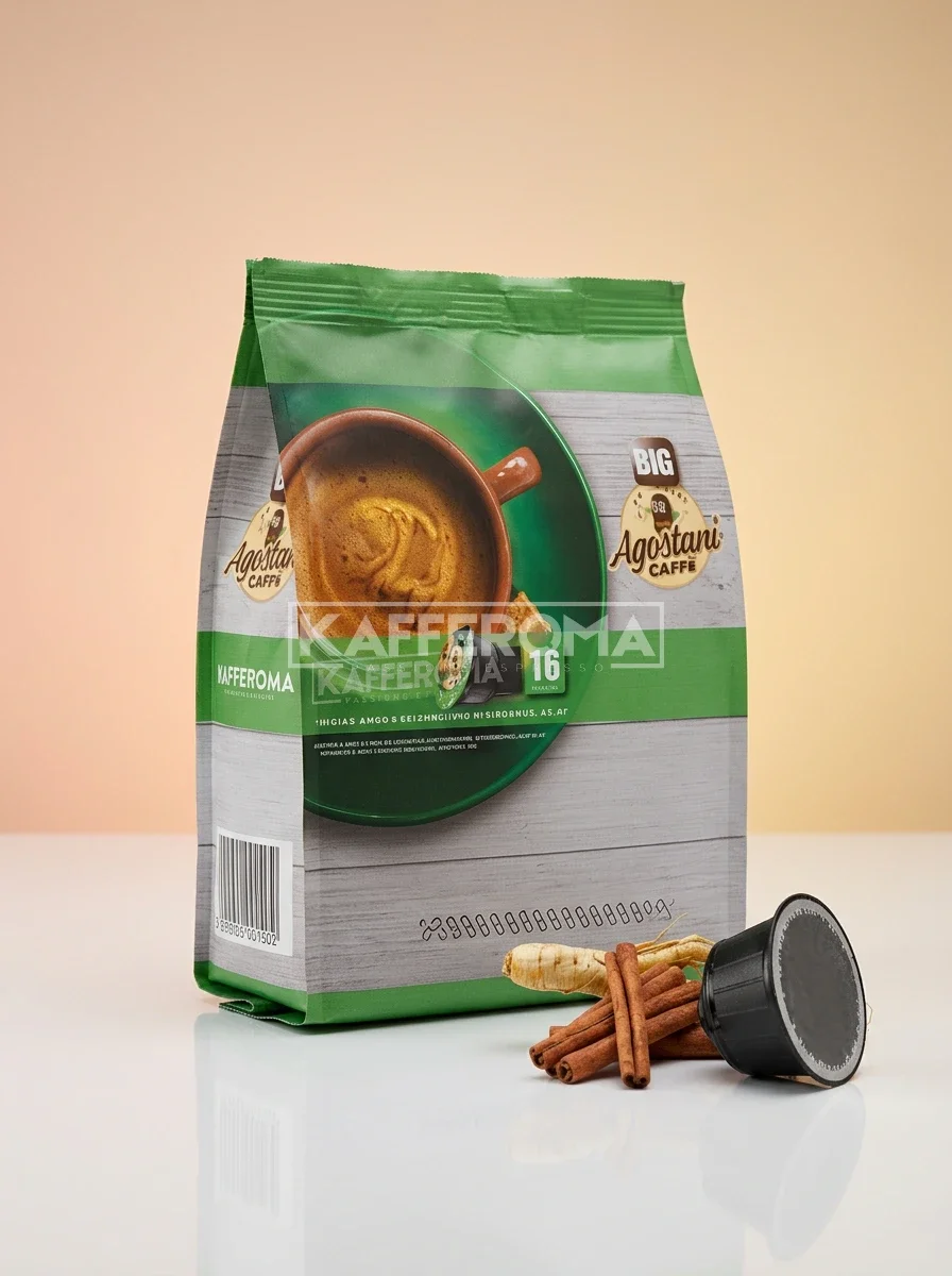 16 Capsule Agostani Ginseng si Scortisoara - Compatibile Dolce Gusto 16 Capsule Agostani Ginseng si Scortisoara - Compatibile Dolce Gusto