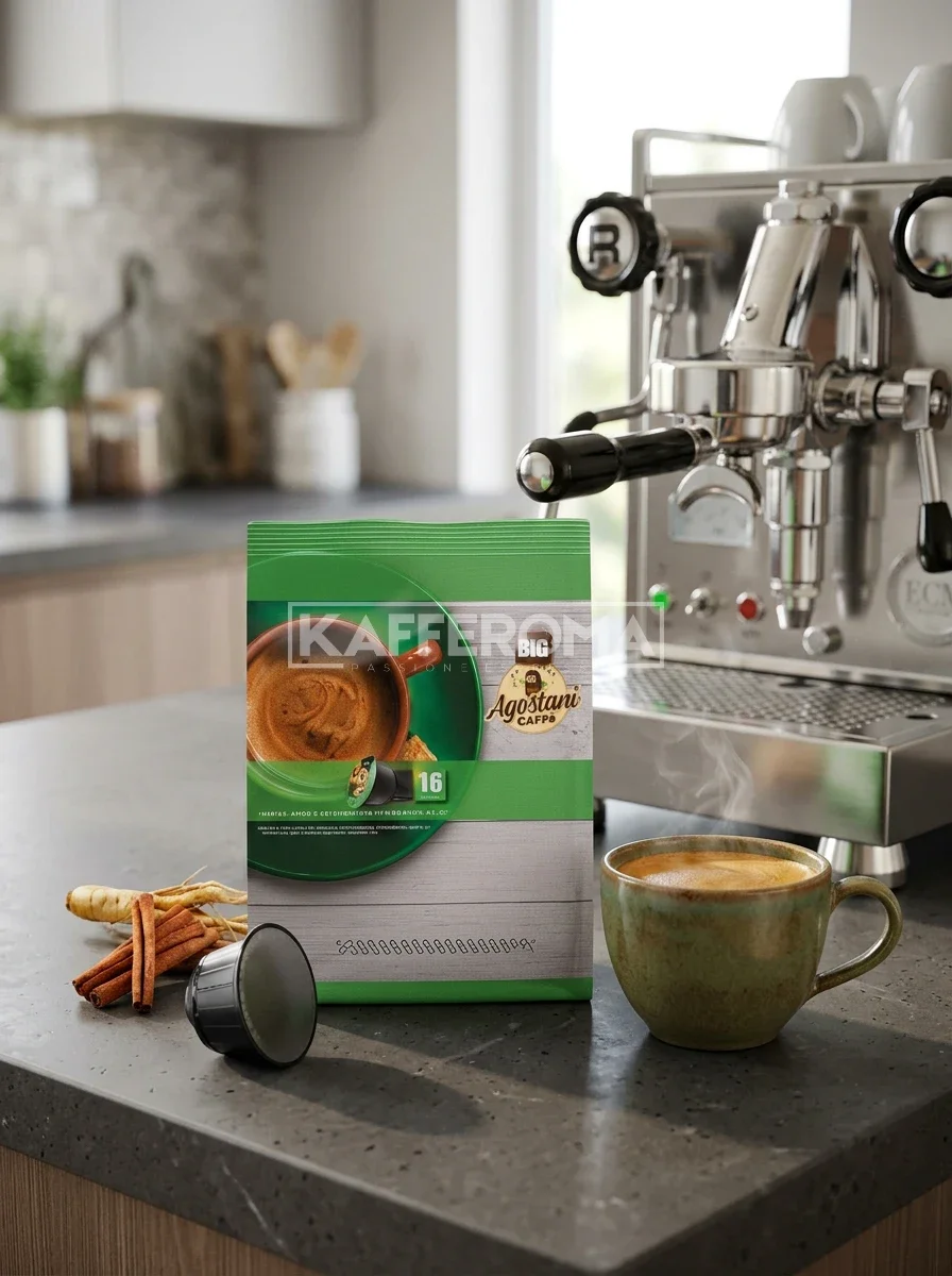 16 Capsule Agostani Ginseng si Scortisoara - Compatibile Dolce Gusto 16 Capsule Agostani Ginseng si Scortisoara - Compatibile Dolce Gusto