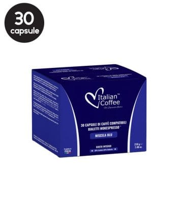 30 Capsule Italian Coffee Miscela Blu - Compatibile Bialetti 30 Capsule Italian Coffee Miscela Blu - Compatibile Bialetti