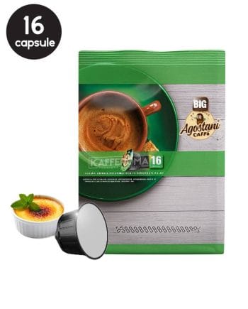 16 Capsule Agostani Creme Brulee - Compatibile Dolce Gusto