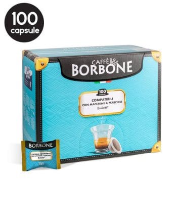 100 Capsule Borbone Espresso Miscela Oro - Compatibile Bialetti 100 Capsule Borbone Espresso Miscela Oro - Compatibile Bialetti