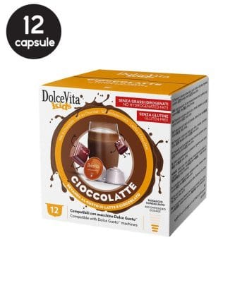 12 Capsule DolceVita Ciocco Latte - Compatibile Dolce Gusto