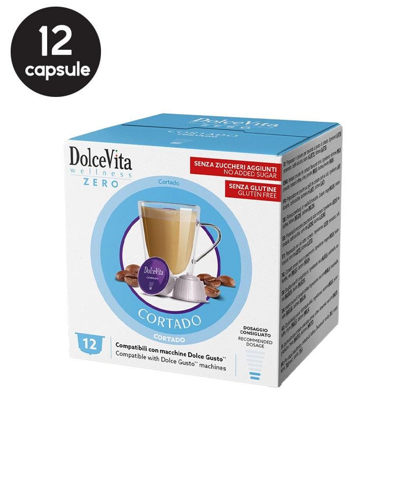 12 Capsule DolceVita Cortado - Compatibile Dolce Gusto 12 Capsule DolceVita Cortado - Compatibile Dolce Gusto