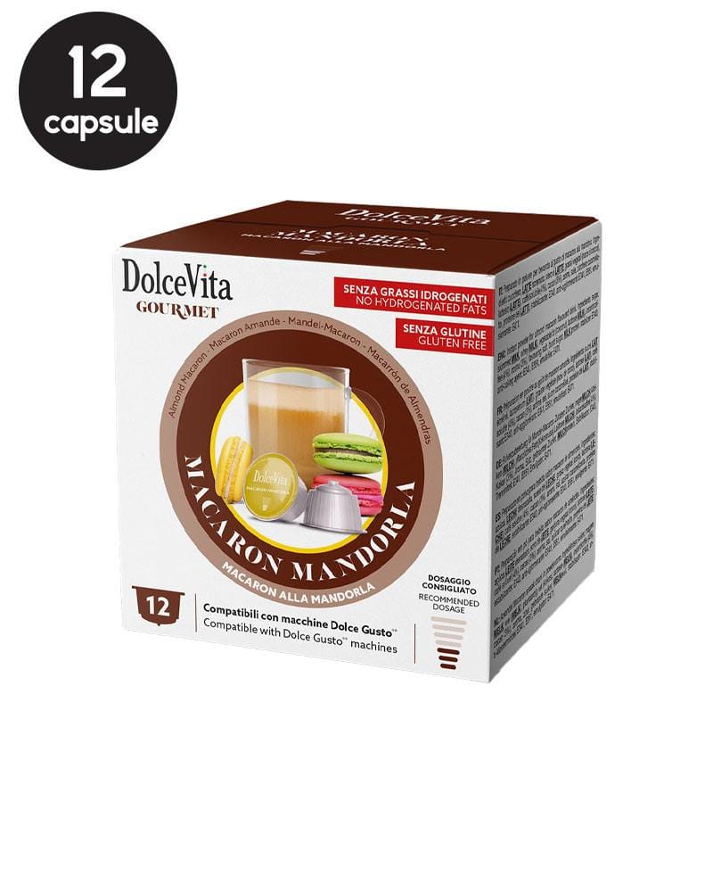 12 Capsule DolceVita Macaron Alla Mandorla - Compatibile Dolce Gusto 12 Capsule DolceVita Macaron Alla Mandorla - Compatibile Dolce Gusto