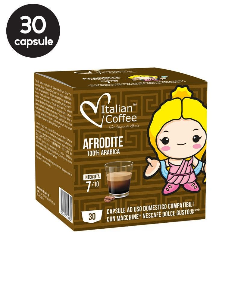 30 Capsule Italian Coffee Afrodite 100% Arabica - Compatibile Dolce Gusto 30 Capsule Italian Coffee Afrodite 100% Arabica - Compatibile Dolce Gusto