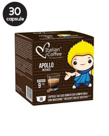 30 Capsule Italian Coffee Apollo Intense - Compatibile Dolce Gusto