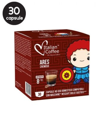 30 Capsule Italian Coffee Ares Cremoso - Compatibile Dolce Gusto