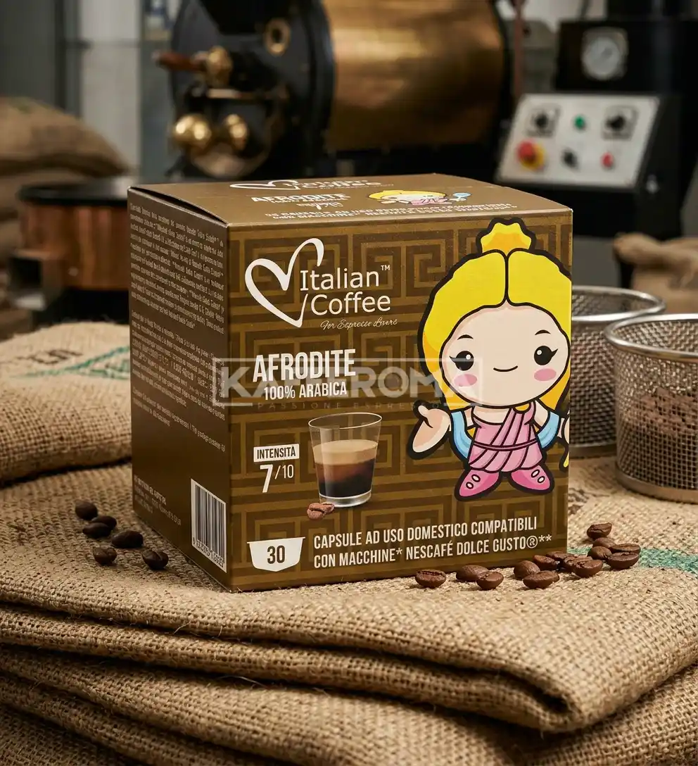 30 Capsule Italian Coffee Afrodite 100% Arabica - Compatibile Dolce Gusto 30 Capsule Italian Coffee Afrodite 100% Arabica - Compatibile Dolce Gusto