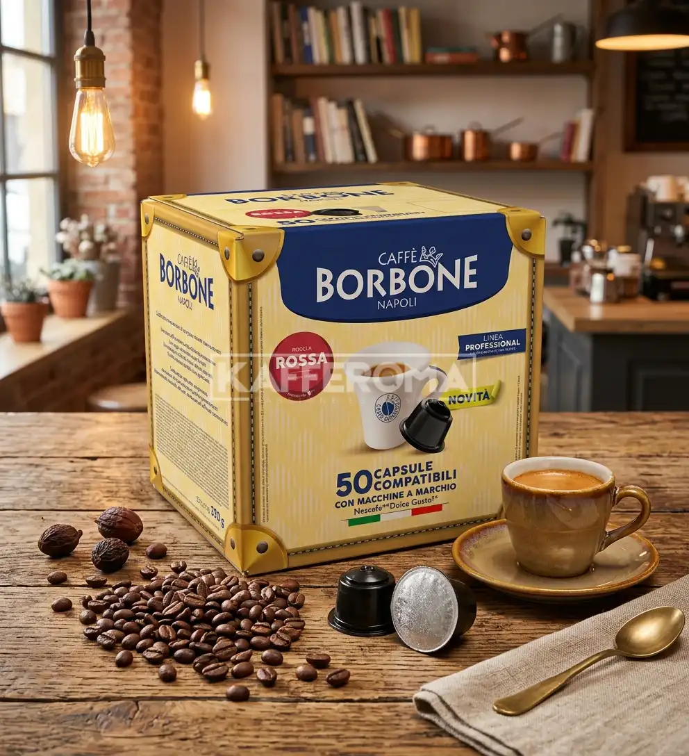 50 Capsule Borbone Miscela Rossa - Compatibile Dolce Gusto 50 Capsule Borbone Miscela Rossa - Compatibile Dolce Gusto