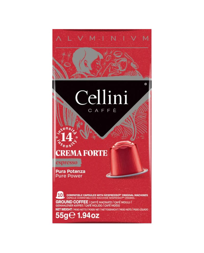 10 Capsule Aluminiu Cellini Espresso Crema Forte – Compatibile Nespresso 10 Capsule Aluminiu Cellini Espresso Crema Forte – Compatibile Nespresso
