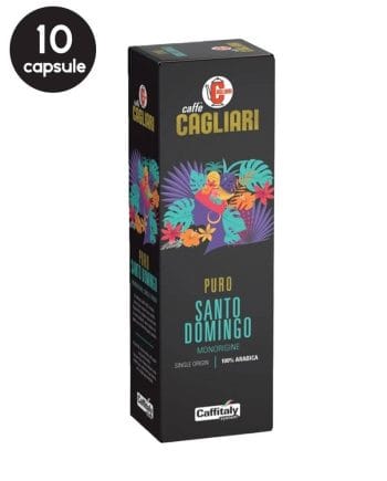 10 Capsule Caffe Cagliari Puro Santo Domingo - Compatibile Cafissimo / Caffitaly / BeanZ 10 Capsule Caffe Cagliari Puro Santo Domingo - Compatibile Cafissimo / Caffitaly / BeanZ