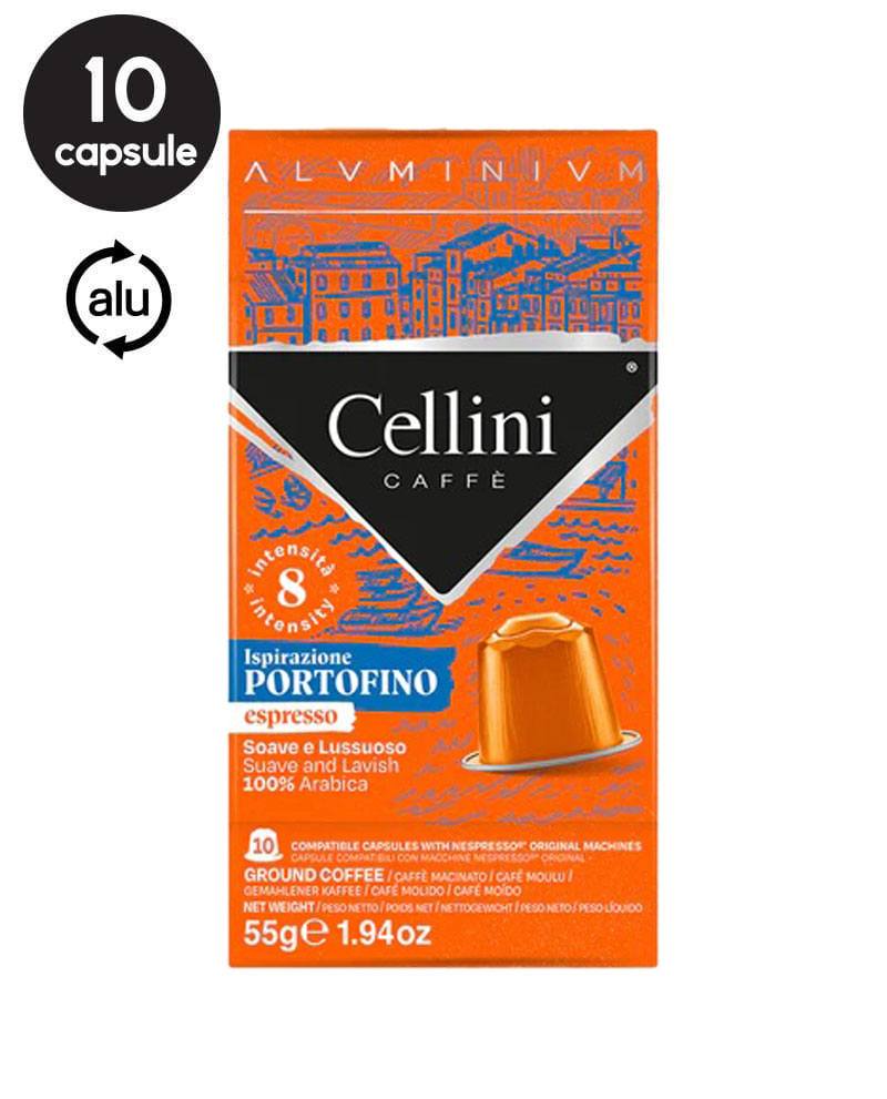 10 Capsule Aluminiu Cellini Espresso Portofino – Compatibile Nespresso 10 Capsule Aluminiu Cellini Espresso Portofino – Compatibile Nespresso