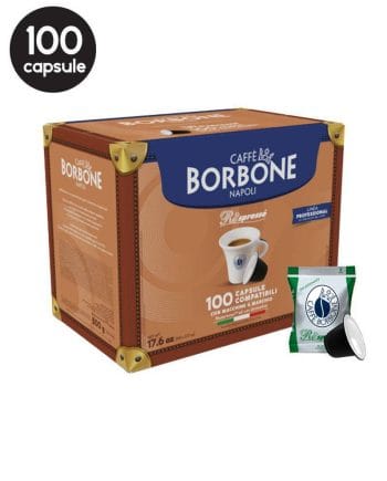 100 Capsule Borbone Respresso Miscela Dek - Compatibile Nespresso