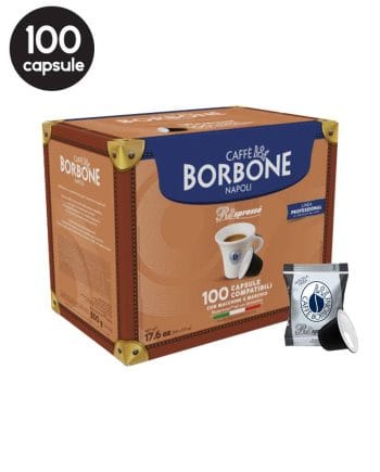 100 Capsule Borbone Respresso Miscela Nera - Compatibile Nespresso