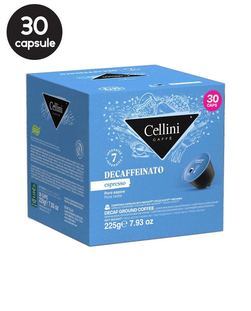 30 Capsule Cellini Espresso Decaffeinato – Compatibile Dolce Gusto 30 Capsule Cellini Espresso Decaffeinato – Compatibile Dolce Gusto