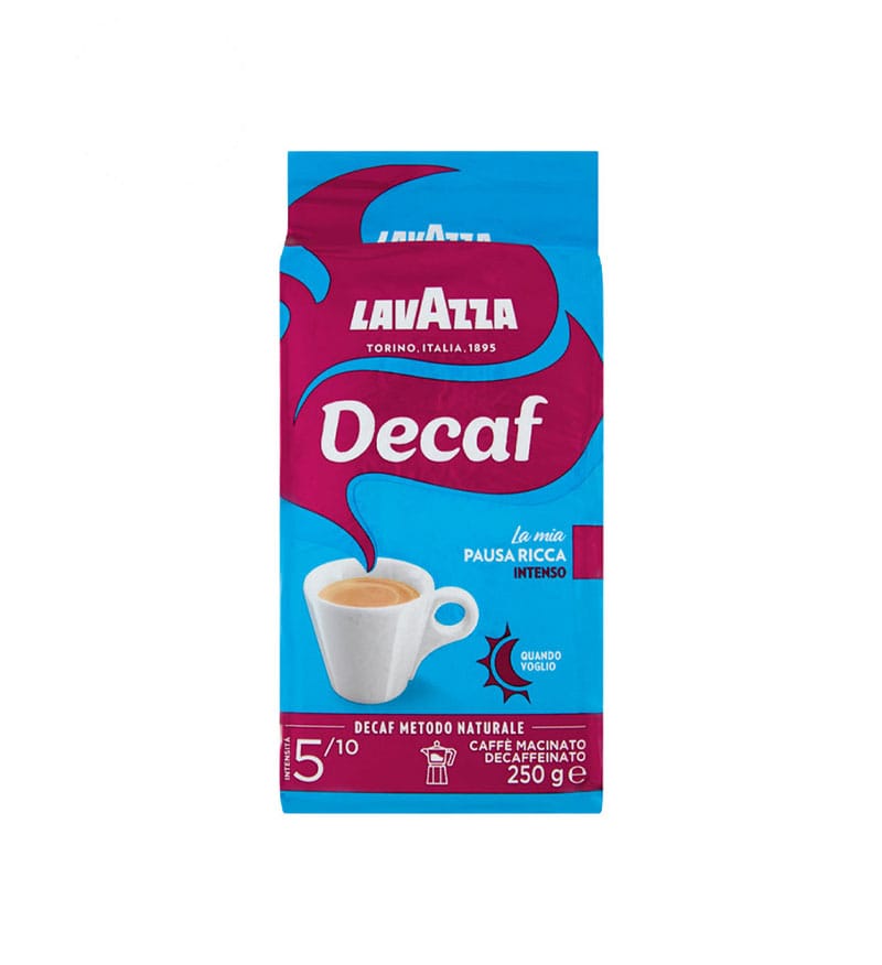 Cafea Macinata Lavazza Intenso Decaf 250gr Cafea Macinata Lavazza Intenso Decaf 250gr