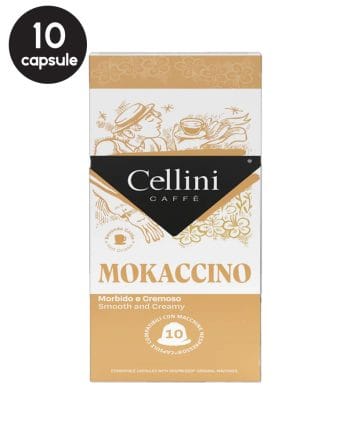 10 Capsule Cellini Mokaccino – Compatibile Nespresso