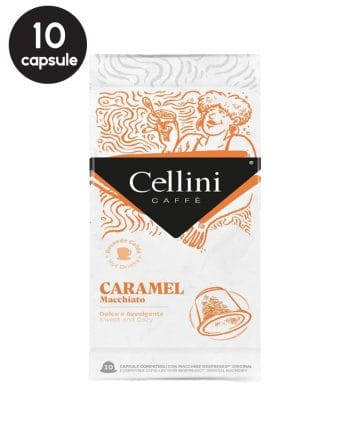 10 Capsule Cellini Caramel Macchiato – Compatibile Nespresso