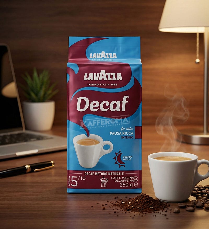 Cafea Macinata Lavazza Intenso Decaf 250gr Cafea Macinata Lavazza Intenso Decaf 250gr