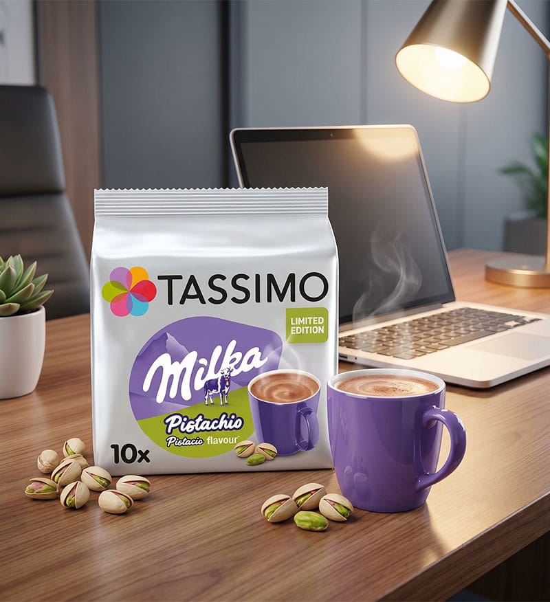 10 Capsule Tassimo Jacobs Milka Fistic 10 Capsule Tassimo Jacobs Milka Fistic